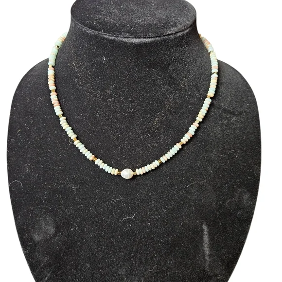 Flânerie Non-tarnish Boho Beaded Necklace NWT - Picture 5 of 5